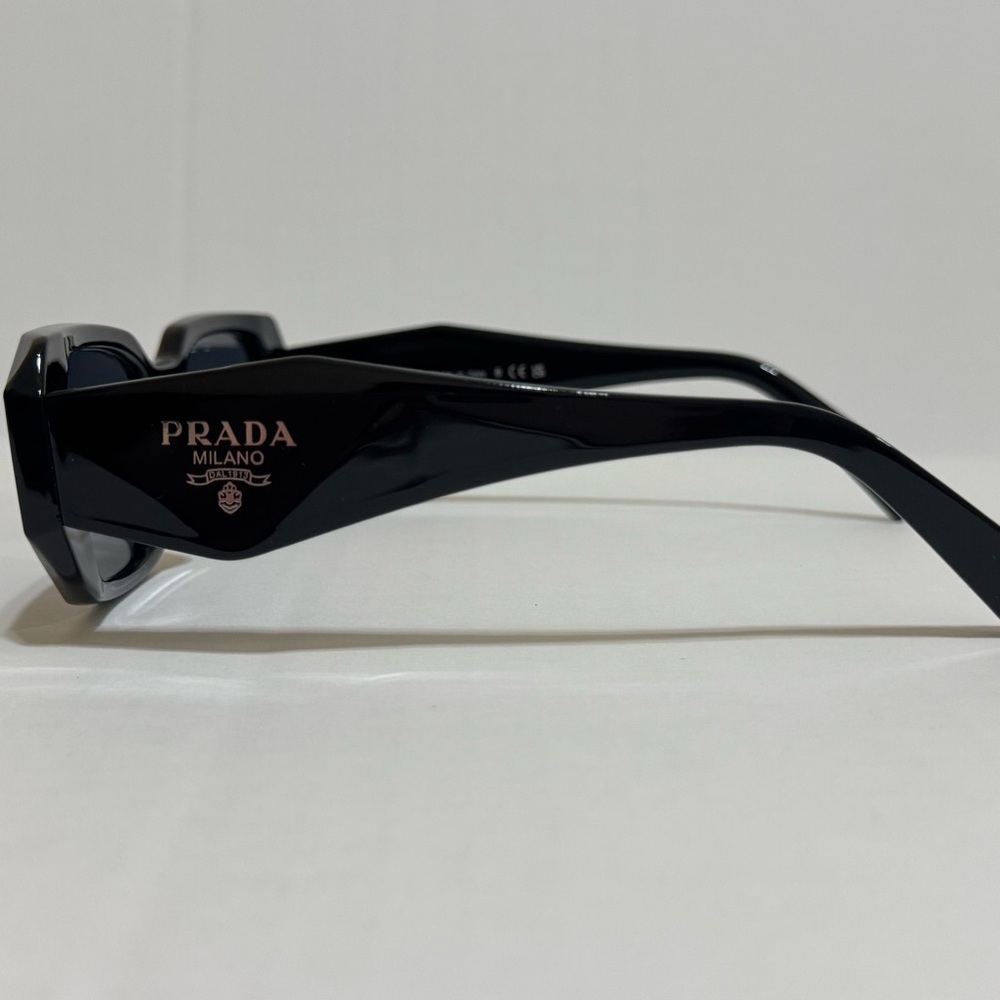 Prada Black Rectangular Sunglasses - image 5